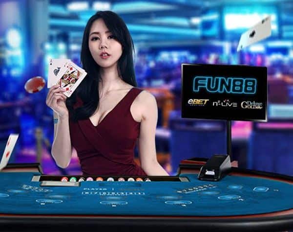 เกมคาสิโนออนไลน์ Fun88 Casino คาสิโนสด เดิมพันออนไลน์แบบครบครัน